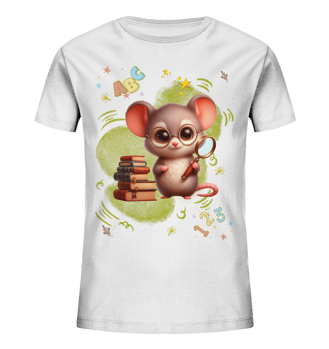 Lustiges Kinder- Shirt für Schule, Kita & Alltag  - Kids Organic Shirt