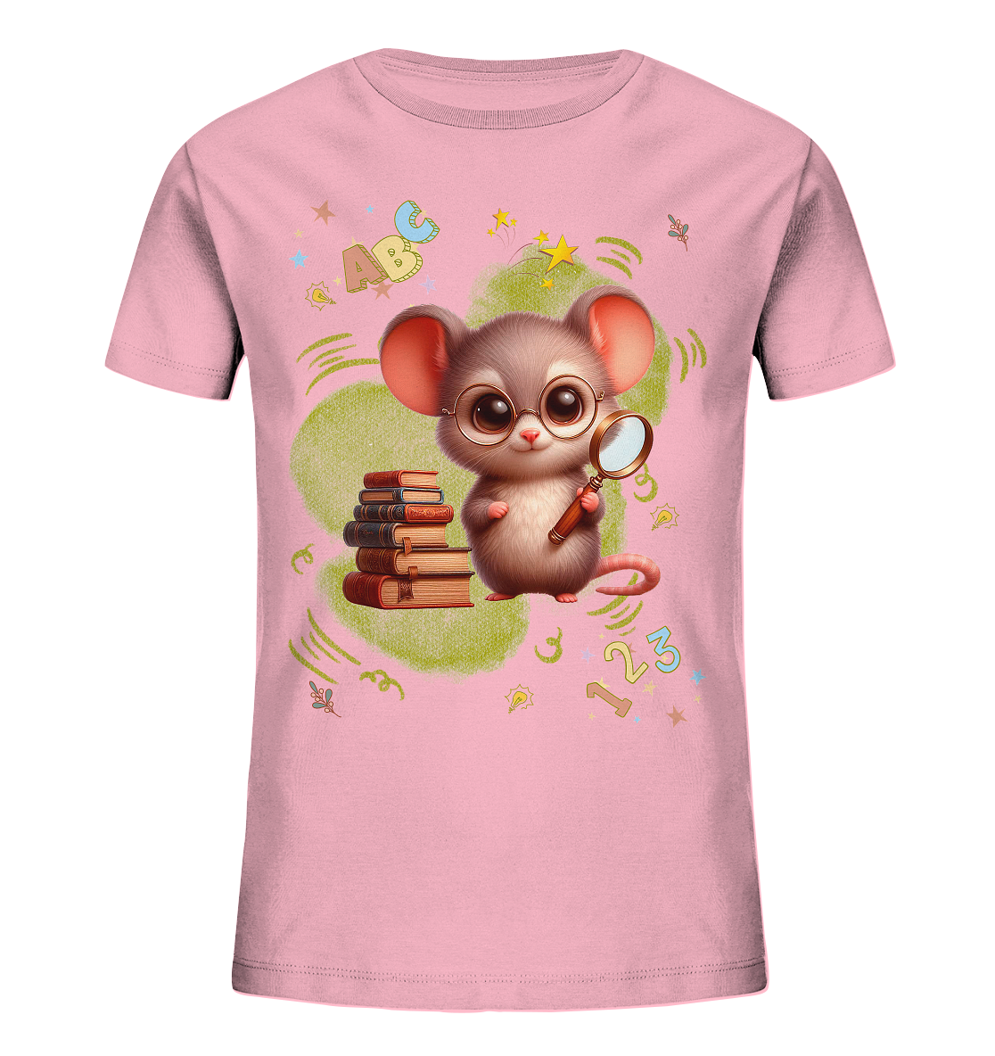 Lustiges Kinder- Shirt für Schule, Kita & Alltag  - Kids Organic Shirt