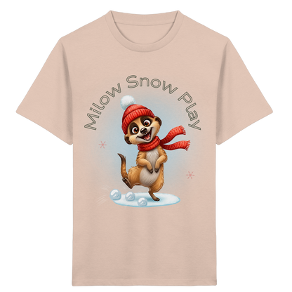 Milow Snow Play – Kinder T-Shirt mit liebevollem Wintermotiv