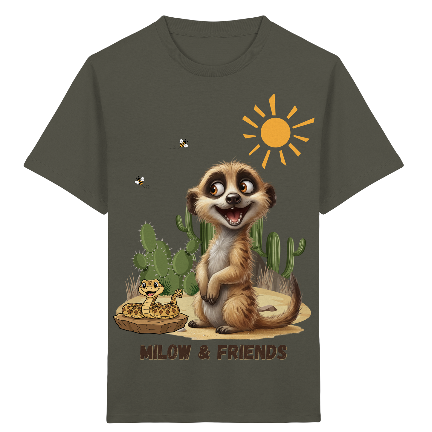 Milow Kids Organic Shirt, das freche Motiv von Kunst & Klamotte
