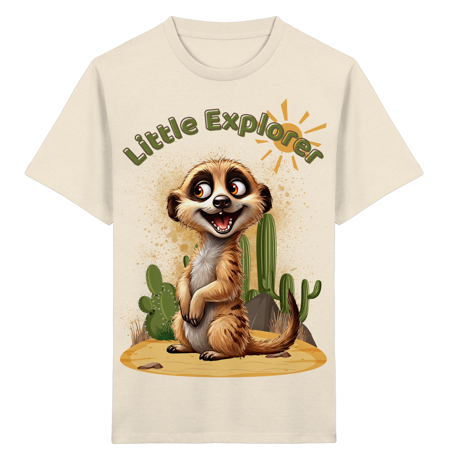 Kids Organic Shirt Little Explorer Adventure