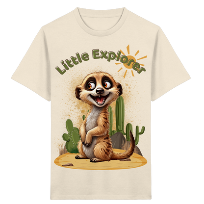 Kids Organic Shirt Little Explorer Adventure