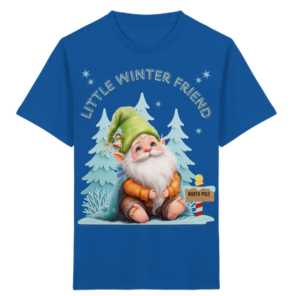 Little Winter Friend – Kinder Organic Shirt mit Winterwichtel