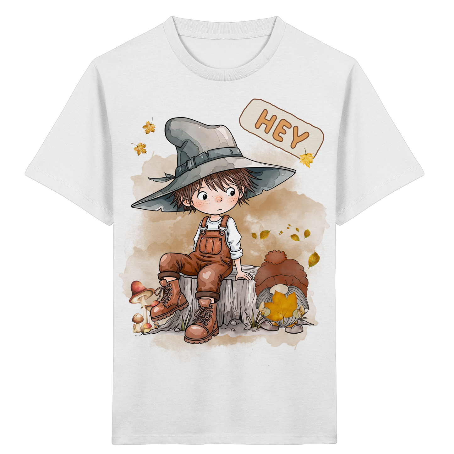 Herbstliches Kinder T-Shirt für Jungen und Mädchen – trendige Mode für Schule und Freizeit