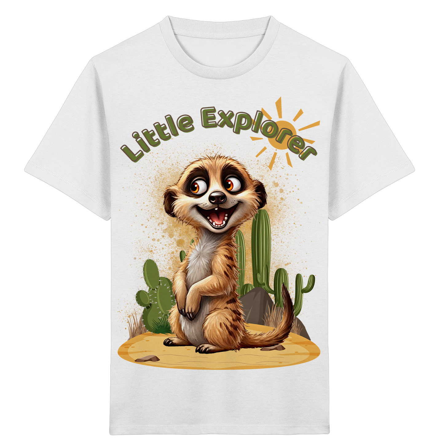 Kids Organic Shirt Little Explorer Adventure