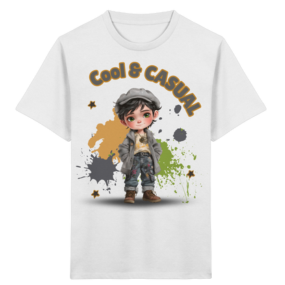 Kids Organic Shirt Cool & Casual – Jungen T-Shirt aus Bio-Baumwolle im Streetstyle Look