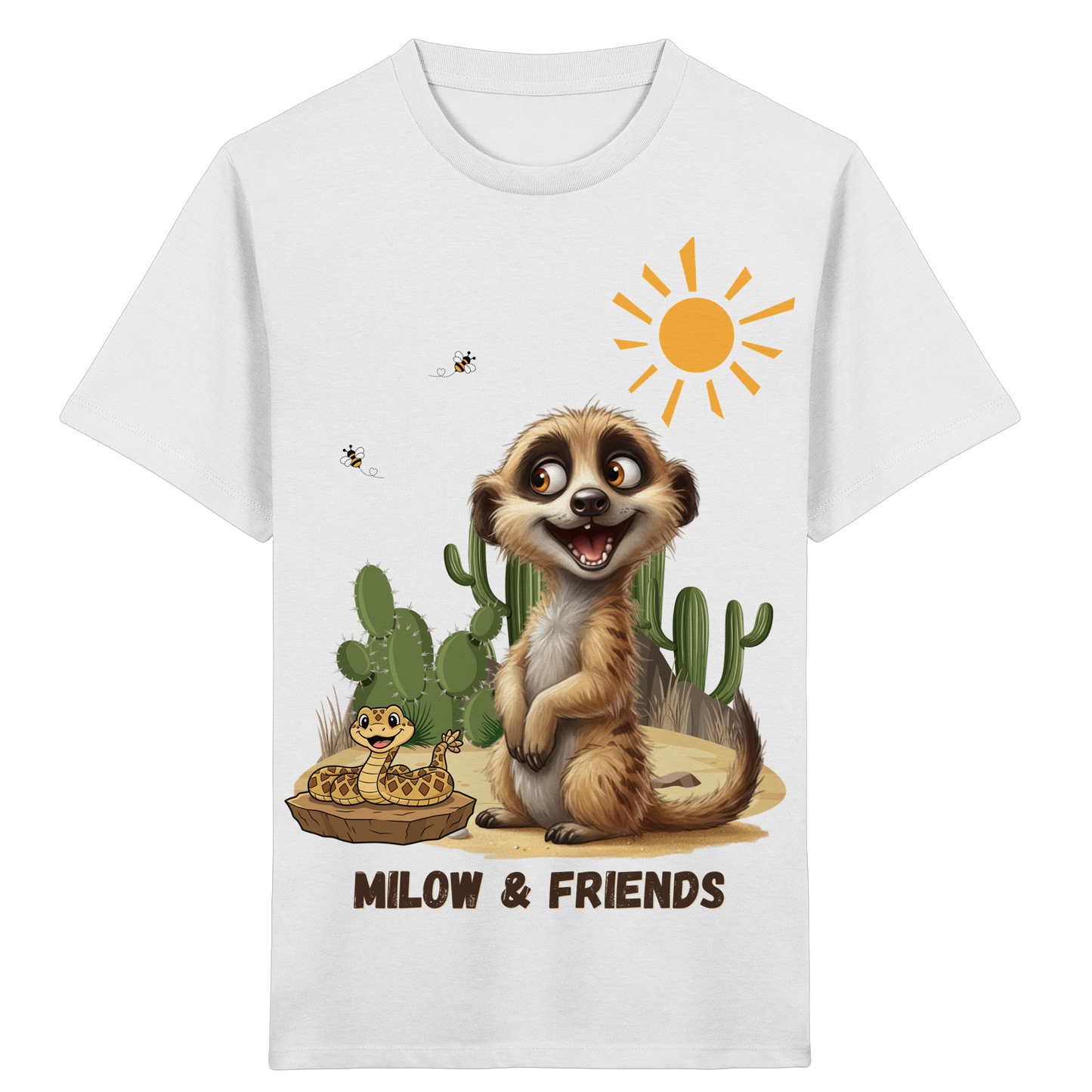 Milow Kids Organic Shirt, das freche Motiv von Kunst & Klamotte