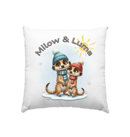 Milow - Kissen 40x40cm, für Kuschelmomente, Ruhe und ein vertrautes Gefühl im Kinderzimmer.