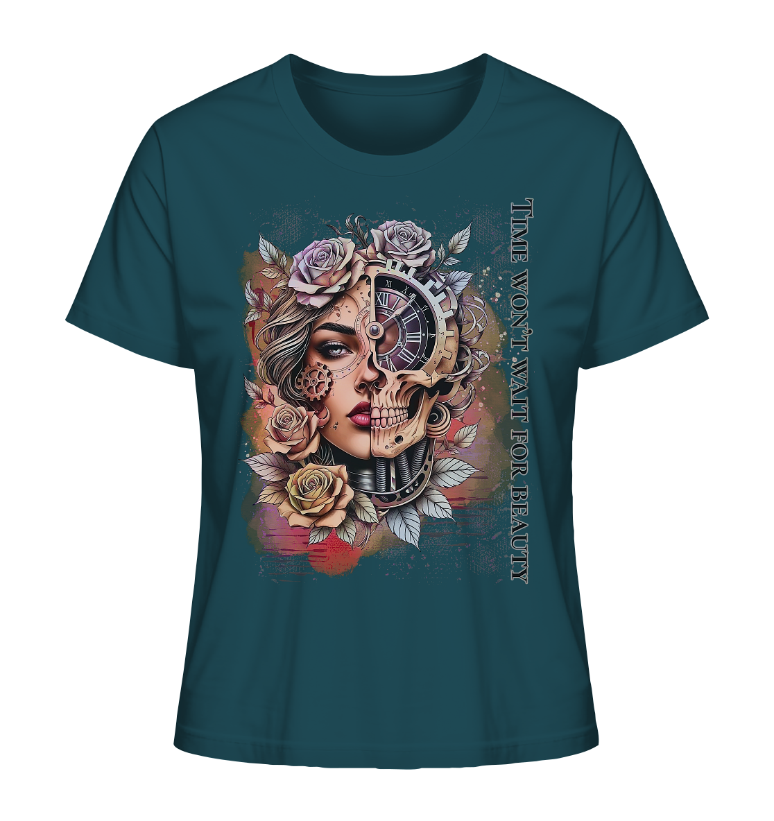 T-Shirt für Damen mit kunstvollem Print | Modernes Design für Alltag & Streetstyle