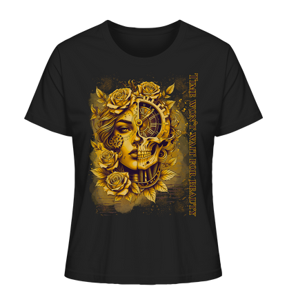 Ladies Organic Shirt mit kunstvollem Print |  Modernes Design für Alltag & Streetstyle