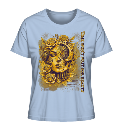 Ladies Organic Shirt mit kunstvollem Print |  Modernes Design für Alltag & Streetstyle