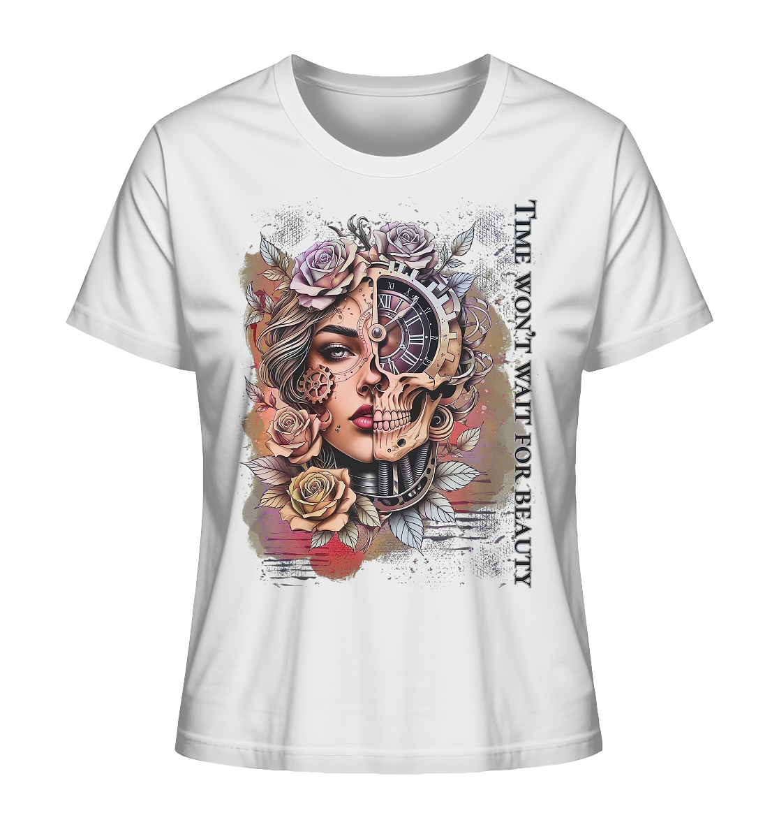 T-Shirt für Damen mit kunstvollem Print | Modernes Design für Alltag & Streetstyle