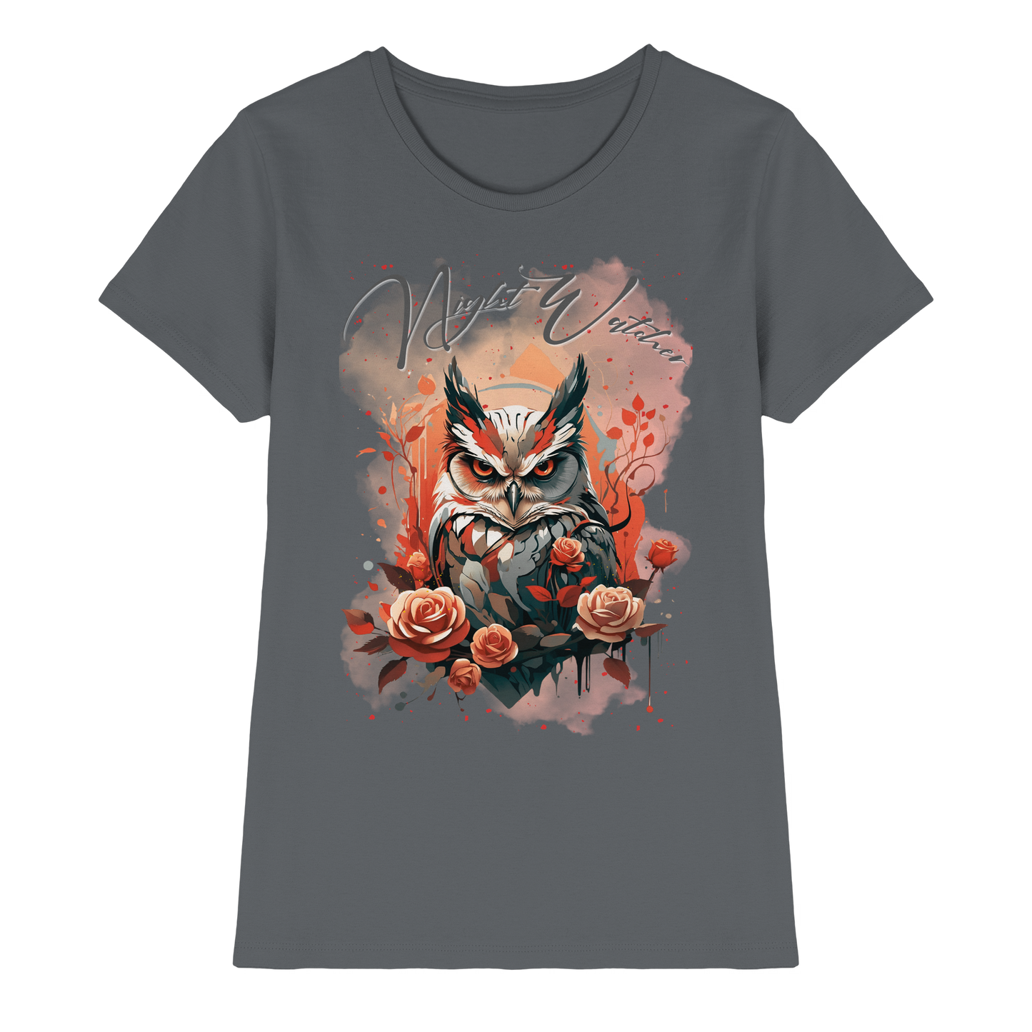 Hochwertiges Damen-Shirt mit intensivem Dark-Art-Motiv und angenehmer Passform