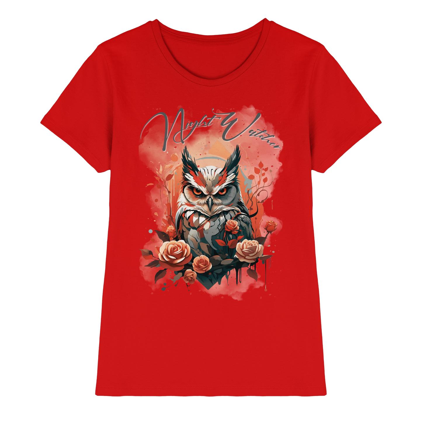 Hochwertiges Damen-Shirt mit intensivem Dark-Art-Motiv und angenehmer Passform