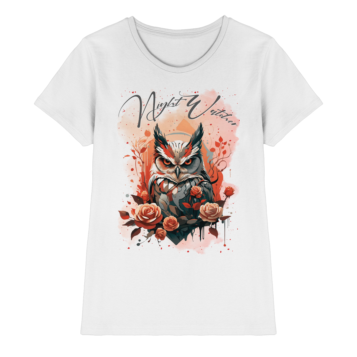 Hochwertiges Damen-Shirt mit intensivem Dark-Art-Motiv und angenehmer Passform