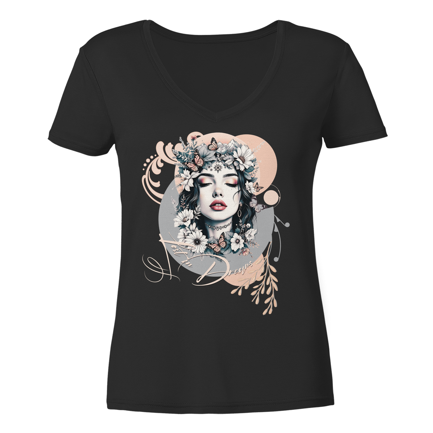 Modernes Damen V-Neck Shirt für Fashion und Freizeit – stylische Mode für selbstbewusste Frauen