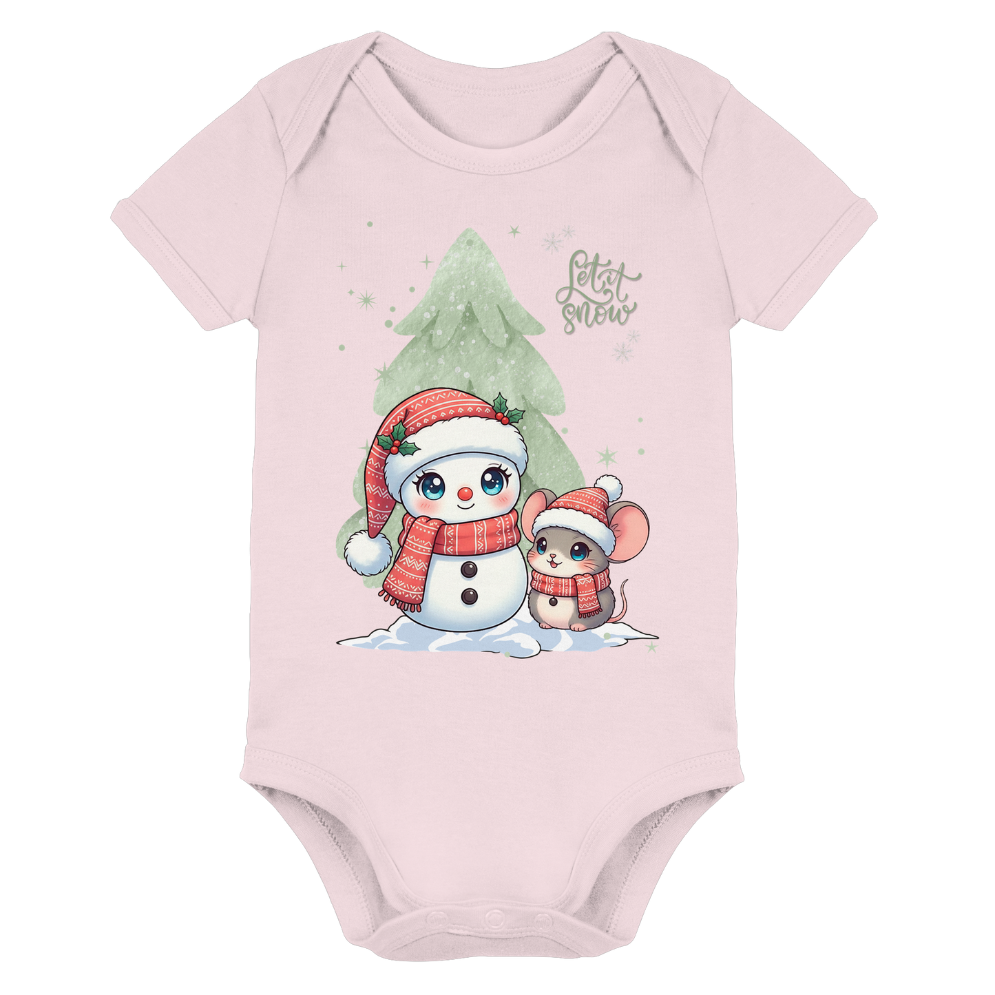 Winter Organic Baby Bodysuit