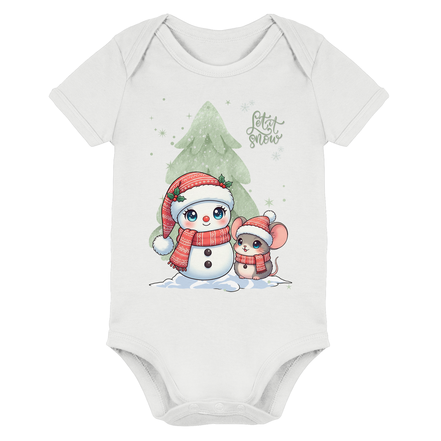Winter Organic Baby Bodysuit