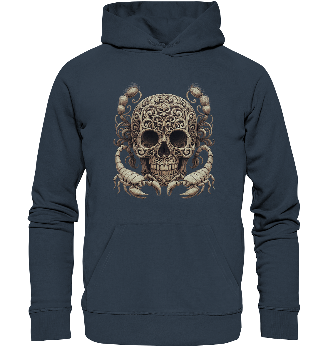 Hoodie „Inkanation  Schädelkunst - Organic Basic Hoodie