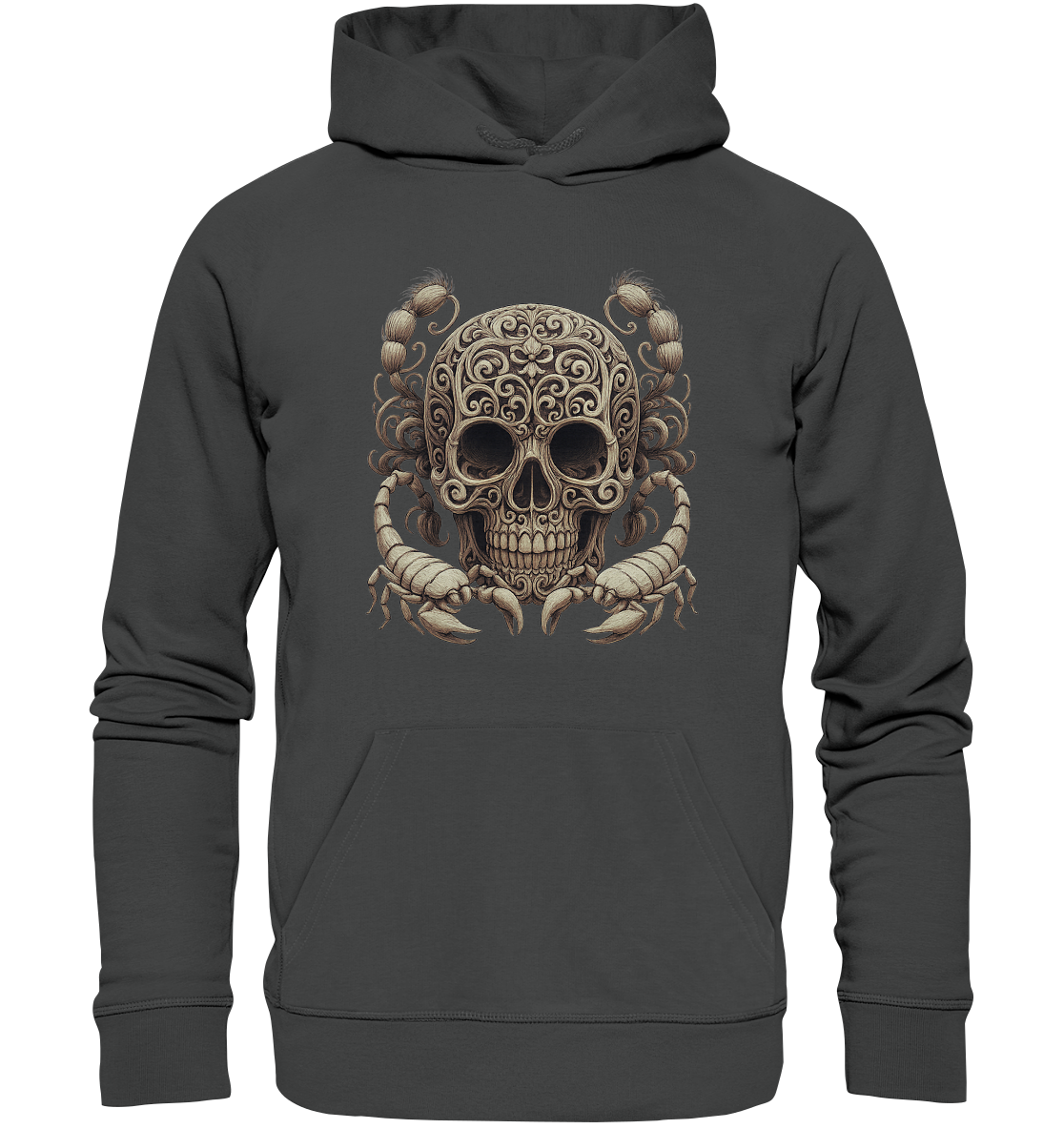 Hoodie „Inkanation  Schädelkunst - Organic Basic Hoodie