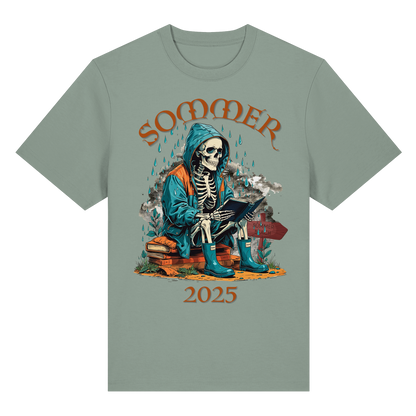 T-Shirt mit Sommer 2025 Design | Sarkastisches Shirt für Humor-Fans | Witziger Front- & Rückendruck zum Wettertrend