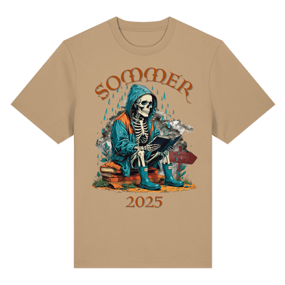 T-Shirt mit Sommer 2025 Design | Sarkastisches Shirt für Humor-Fans | Witziger Front- & Rückendruck zum Wettertrend