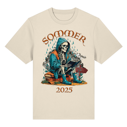 T-Shirt mit Sommer 2025 Design | Sarkastisches Shirt für Humor-Fans | Witziger Front- & Rückendruck zum Wettertrend