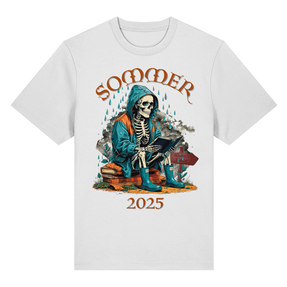 T-Shirt mit Sommer 2025 Design | Sarkastisches Shirt für Humor-Fans | Witziger Front- & Rückendruck zum Wettertrend