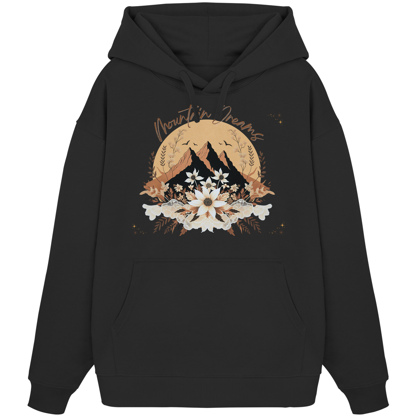 Mountain Dreams Hoodie – Alpen Style Streetwear für Outdoor, Freizeit und Bergliebhaber