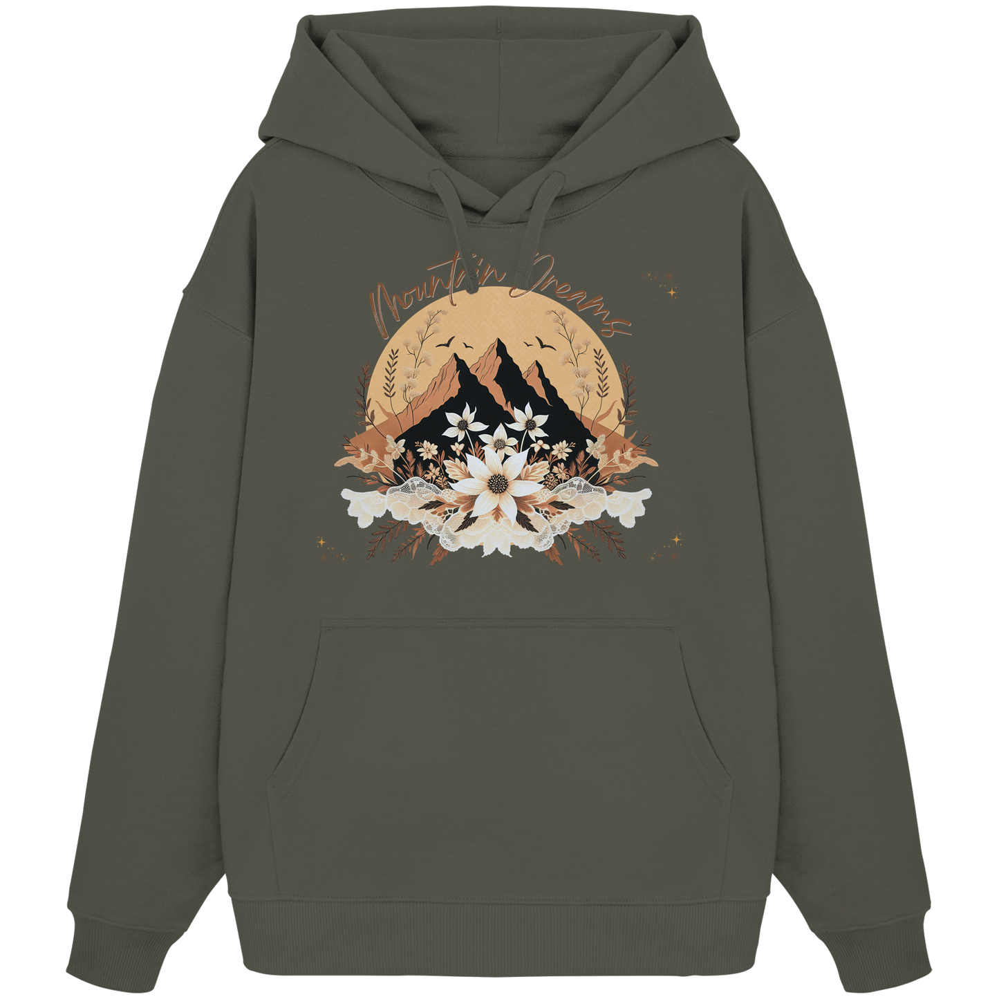 Mountain Dreams Hoodie – Alpen Style Streetwear für Outdoor, Freizeit und Bergliebhaber