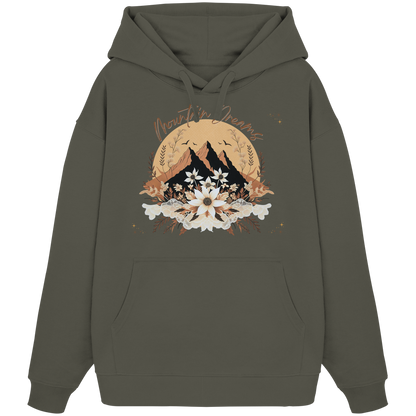 Mountain Dreams Hoodie – Alpen Style Streetwear für Outdoor, Freizeit und Bergliebhaber