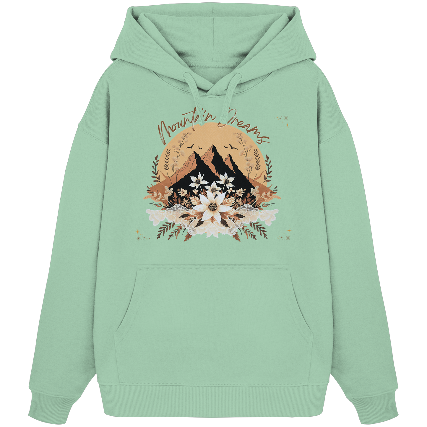 Mountain Dreams Hoodie – Alpen Style Streetwear für Outdoor, Freizeit und Bergliebhaber