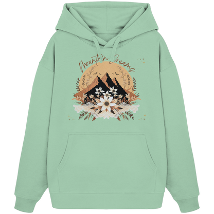 Mountain Dreams Hoodie – Alpen Style Streetwear für Outdoor, Freizeit und Bergliebhaber