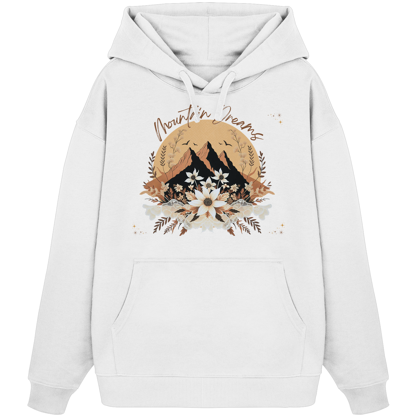Mountain Dreams Hoodie – Alpen Style Streetwear für Outdoor, Freizeit und Bergliebhaber