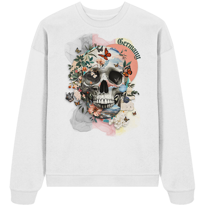 Germany Organic Oversize Sweatshirt Mein Herz bleibt hier