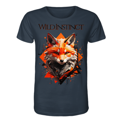 Organic Shirt Wild Instinct – Herbst T-Shirt aus Bio-Baumwolle mit Direktdruck für Damen und Herren