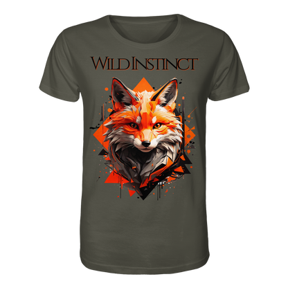 Organic Shirt Wild Instinct – Herbst T-Shirt aus Bio-Baumwolle mit Direktdruck für Damen und Herren