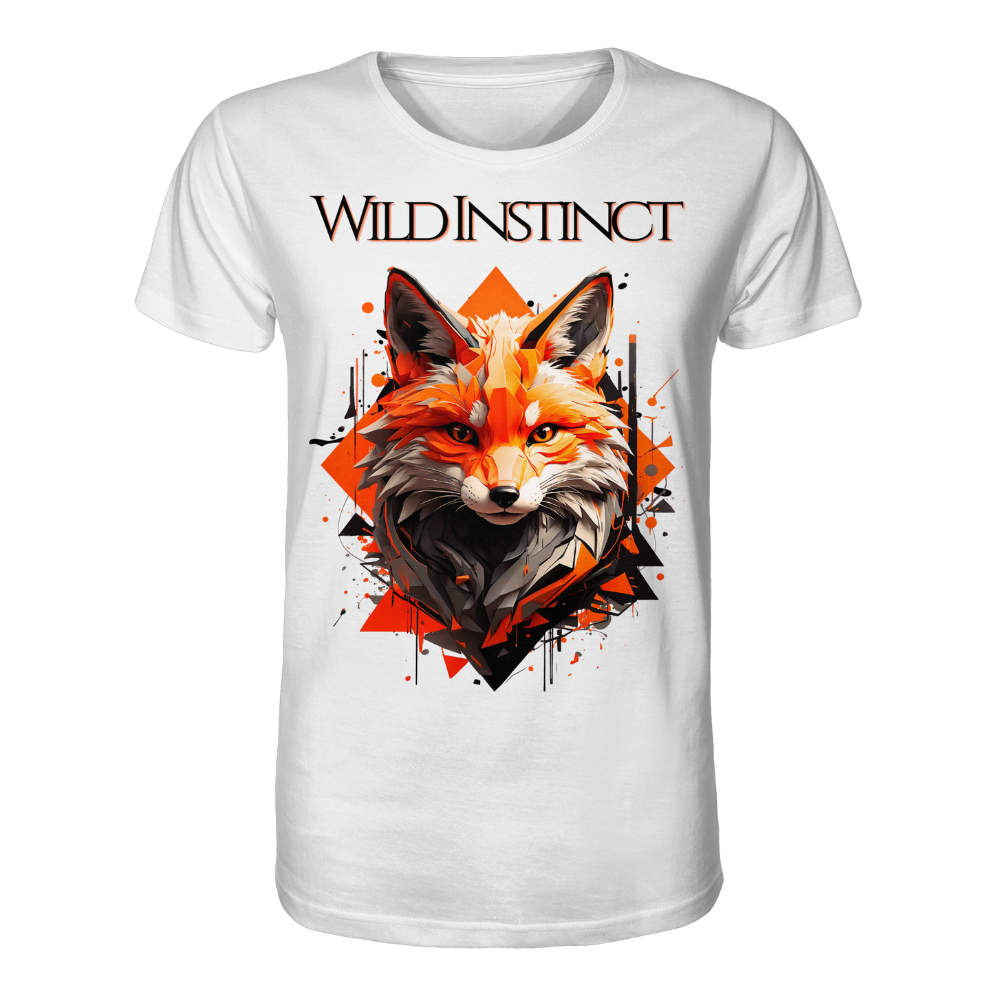 Organic Shirt Wild Instinct – Herbst T-Shirt aus Bio-Baumwolle mit Direktdruck für Damen und Herren