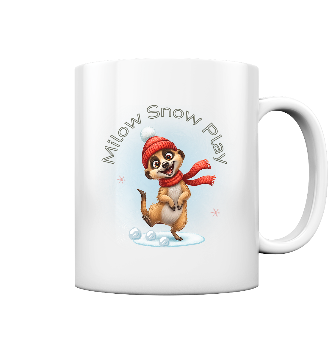 Milow Snow Play – Kinder-Tasse mit liebevollem Wintermotiv