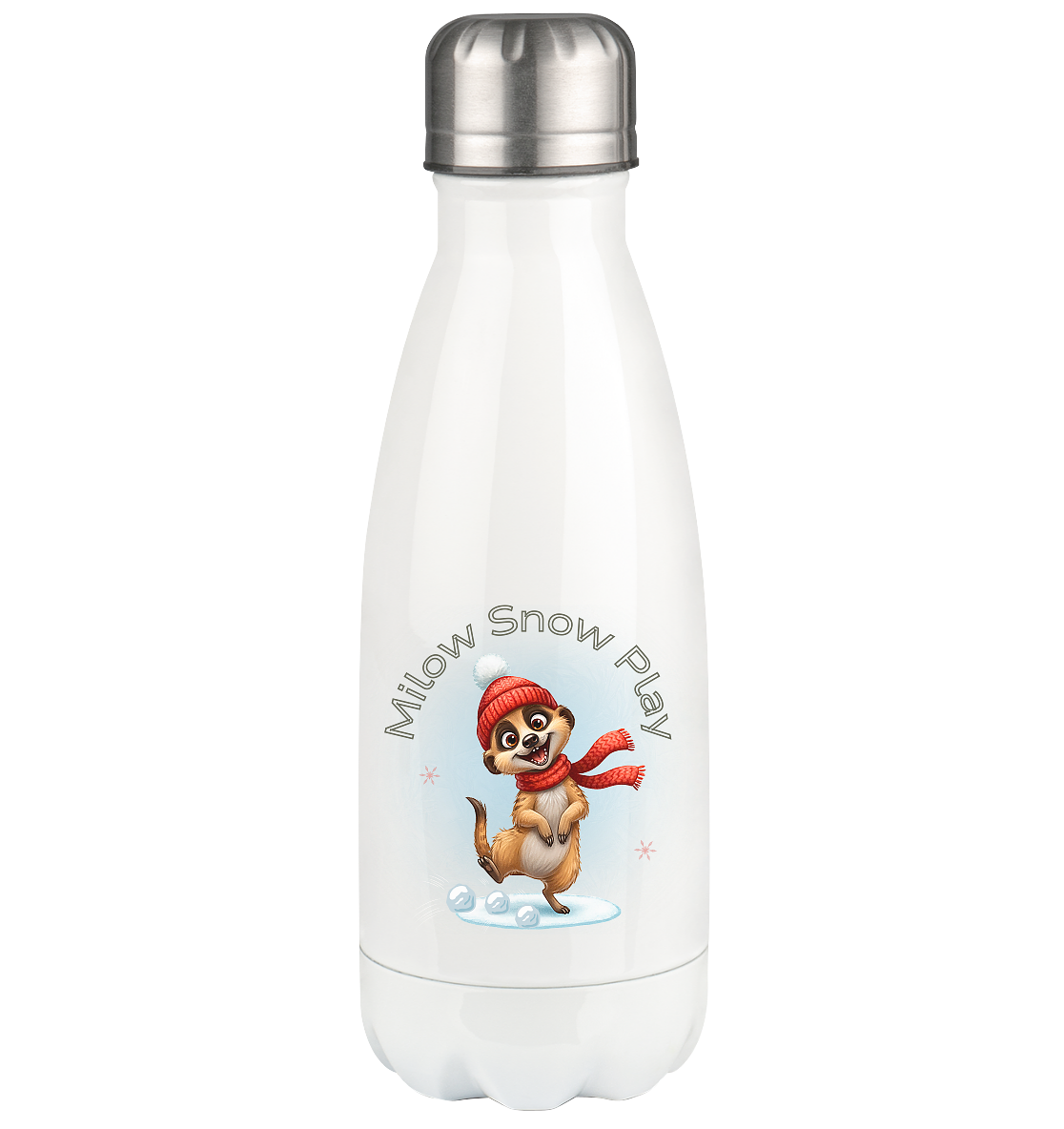 Milow Snow Play – Kinder-Trinkflasche mit liebevollem Wintermotiv