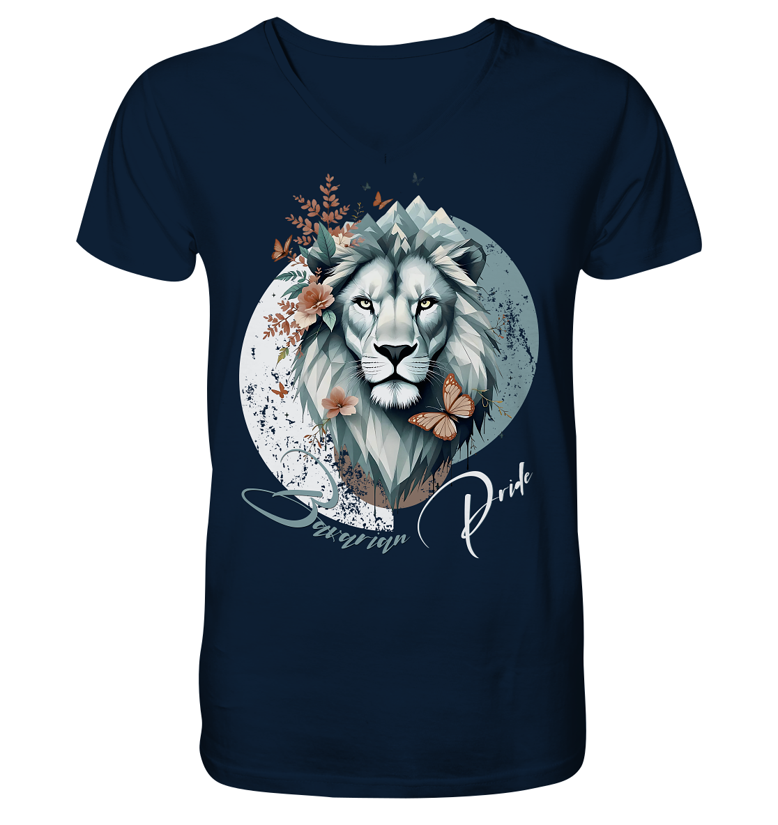 Bavarian Power -  Trendiges V-Neck Shirt, Lifestyle Fashion für Freizeit und Alltag