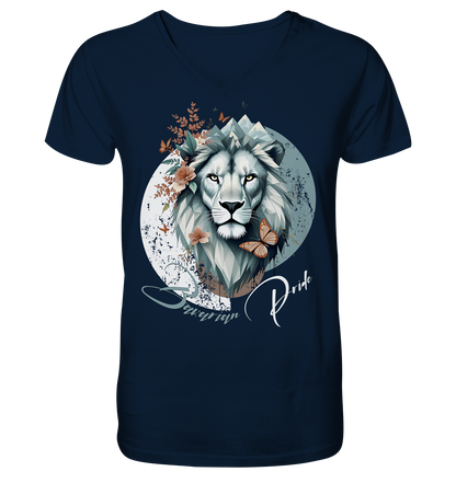 Bavarian Power -  Trendiges V-Neck Shirt, Lifestyle Fashion für Freizeit und Alltag