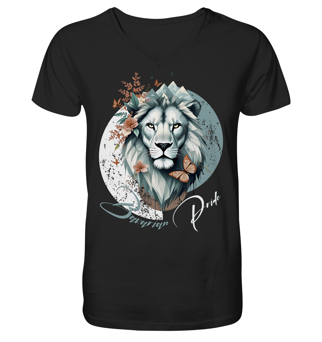 Bavarian Power -  Trendiges V-Neck Shirt, Lifestyle Fashion für Freizeit und Alltag