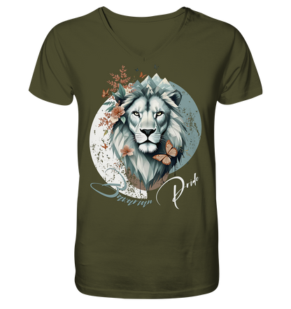 Bavarian Power -  Trendiges V-Neck Shirt, Lifestyle Fashion für Freizeit und Alltag