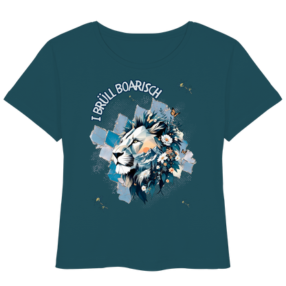 Bayern Dialekt  Womens Organic Lightweight T-Shirt – Boarisch Spruch für Wiesn, Volksfeste & Freizeit | Regular Fit Streetwear