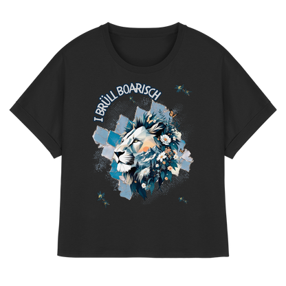 Bayern Dialekt  Womens Organic Rolled Sleeves T-Shirt