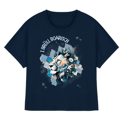 Bayern Dialekt  Womens Organic Rolled Sleeves T-Shirt