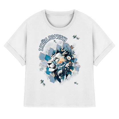 Bayern Dialekt  Womens Organic Rolled Sleeves T-Shirt