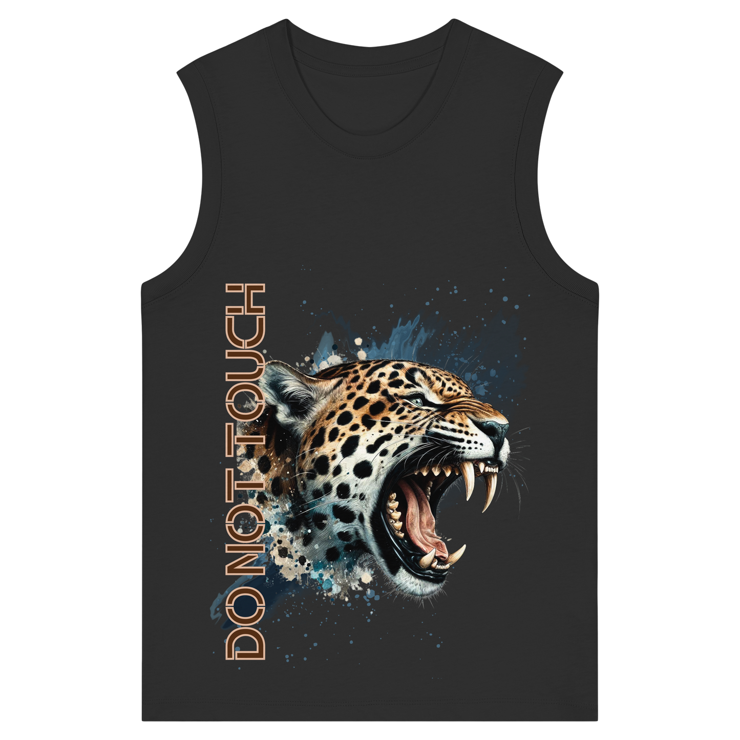 Tropical Leopard  Womens Organic Tank Top I Jungle Animal Print für Streetwear I Urban Boho Fashion & Wildlife Style