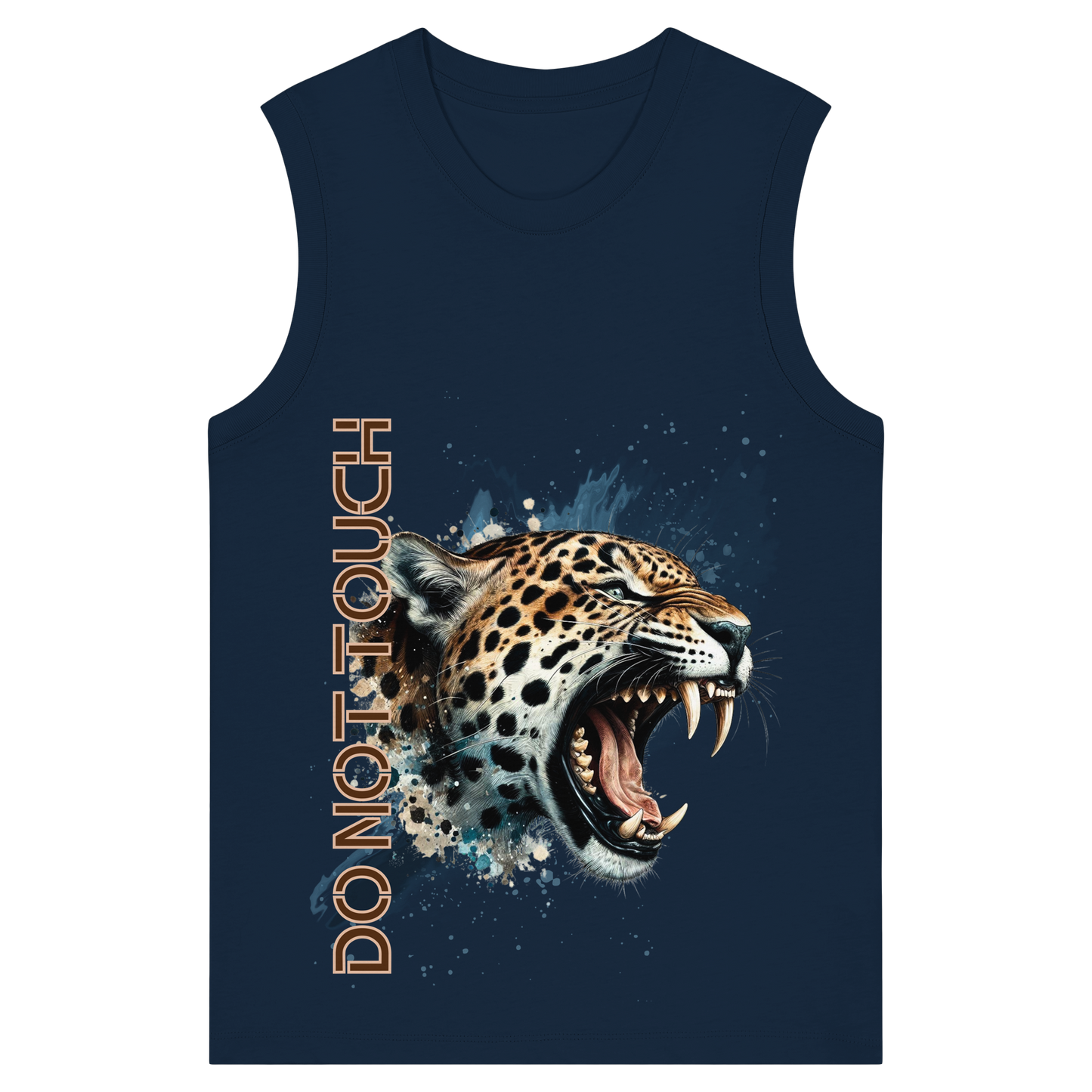 Tropical Leopard  Womens Organic Tank Top I Jungle Animal Print für Streetwear I Urban Boho Fashion & Wildlife Style